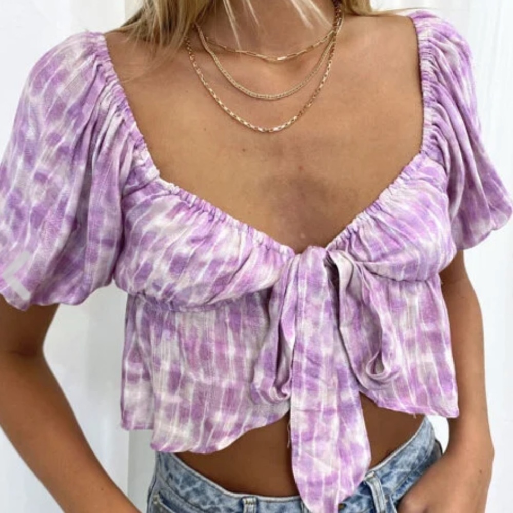 isabelles cabinet BFFS lilac top XS/S